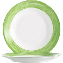 Arcoroc Brush Green Dessertteller 19,5cm, - 6er