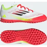 Adidas F50 Club TF Kinderfußballschuhe - Cloud White / Core Black / Solar Yellow 38