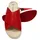 CAPRICE Damen Sandale aus Leder, Rot (RED Deer), 38