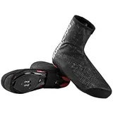 ROCKBROS Wasserdicht Überschuhe Shoecover Überzieher Rennrad MTB für Outdoor-Sports Radsport Wandern, Angeln, Klettern Abdeckung Windfest Schwarz Herren Damen Unisex