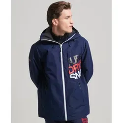 Superdry für Herren. MS110147A Skijacke Freestyle Core navy (S), Lässig, Sportlich, Nylon, Schnee, Marine