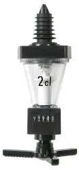 Eco System Portionierer, schwarz, mit Zählwerk 8942L , Dosiermenge: 2 cl = 20 ml