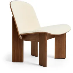 HAY - Chisel Lounge Chair, Nussbaum / creme (Volume 01)