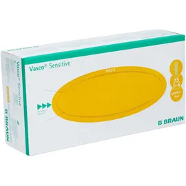 B. Braun Vasco Sensitive Latex Untersuchungshandschuh Größe L