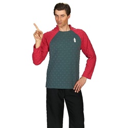 Metamorph Kostüm (T)Raumschiff Surprise Schrotty Shirt, Langärmeliges Oberteil zur Science Fiction-Parodie rot 58-60