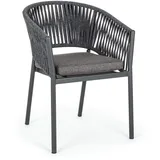 BIZZOTTO Florencia Gartenstuhl 57 x 57 x 80 cm anthrazit 1 St.
