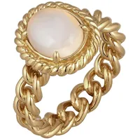 ELLI PREMIUM Elli Ring gold | perlweiß 58