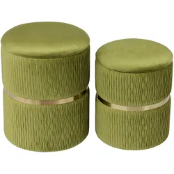 Hocker 2er-Set MILAS