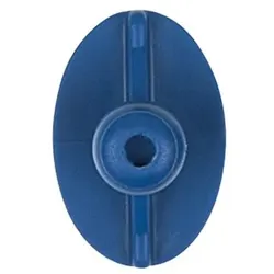 Klebestück elliptisch, flach, 33 x 22mm, 5 Stück