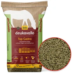deukavallo Top Gastro 20kg - pelletiertes Kraftfutter mit reduziertem Stärke- und Zuckergehalt
