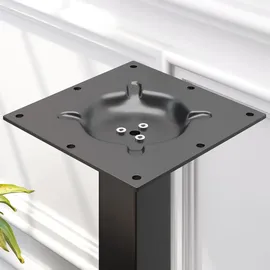GGM Möbel Bistro Loungetisch 70 x 70 x 41 cm Wenge/Schwarz