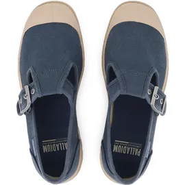 Palladium Unisex Pampa M-Jane Washed Mary Flat, Vintage Indigo, 40 EU