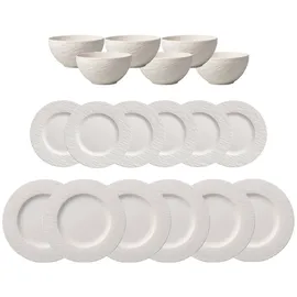 Villeroy & Boch Manufacture Rock Tafelservice 18-tlg. weiß
