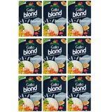 9x Gallo Riso Blond Basmati,Kochzeit 8 Minuten,Reis Ideal für Salate 500g