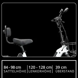remington-fahrrad R100 20 Zoll RH 38 cm weiß
