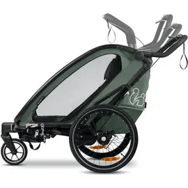 hauck Bike N Walk Duo Fahrradanhänger grün 2023