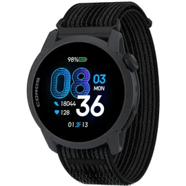 COROS Pace 4 GPS 43 mm Nylonarmband Schwarz 22 mm