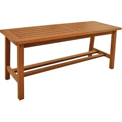 Gartenbank GARDEN PLEASURE "SANTA CLARA", braun, B:100cm H:42cm T:35cm, Holz, Sitzbänke