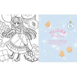 Edition Michael Fischer Mein Manga-Adventskalender-Buch: Magic Manga Christmas