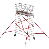 Altrex RS Tower 51 Plus Aluminium 0,90m breiter Rahmen mit Holz-Plattform 5,20m AH 0,90x1,85m