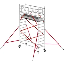Altrex RS Tower 51 Plus Aluminium 0,90m breiter Rahmen mit Holz-Plattform 5,20m AH 0,90x1,85m