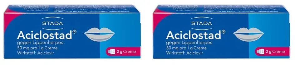 Aciclostad gegen Lippenherpes Aciclovir Creme