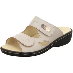 Longo Damen Pantolette bequem  in weiss