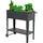 Garden Pleasure Metall Hochbeet 82 x 43 x 43 cm Schwarz