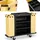 Uniprodo Reinigungswagen 150 kg Schwarz 2 St.