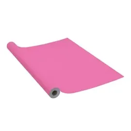 vidaXL Selbstklebende Möbelfolie Hochglanz-Rosa 500x90 cm PVC