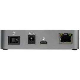 Startech StarTech.com 3-Port USB-C-Hub mit LAN-Anschluss - USB 3.2 Gen 2 (10 Gbit/s) - 2x USB-A und 1x USB-C - powered, USB 3.2 Gen 2 (3.1 Gen 2) Type-C, RJ... - Schwarz/Grau