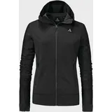 Schöffel Fleece Hoody Style Blaueis WMS", in black | Women's