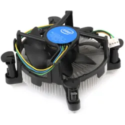 Intel E97379-003, Luftkühlung, Aluminium, Schwarz