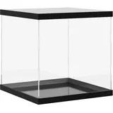 vidaXL Vitrine, Schaukasten Staubschutz, Sammlervitrine für Sammlerstücke Spielzeug Figuren, Ausstellungsbox Acrylbox, Transparent Acryl