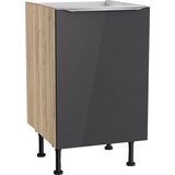 OPTIFIT Spülenschrank Aken grau