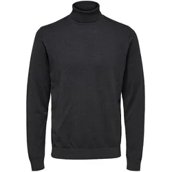 Selected Herren Rollkragen Pullover SLHBERG ROLL NECK Grau L