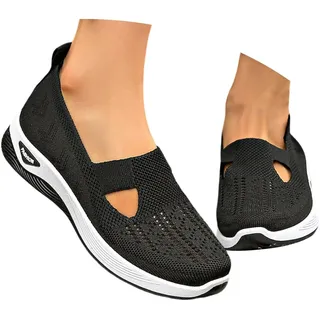 Generisch Orthopädische Schuhe Damen Walkingschuhe Damen Leicht Weite H Vermascht Atmungsaktive Lässige Komfort Laufschuhe Bequeme Outdoor Sommerschuhe Turnschuhe, 40 - 40 EU