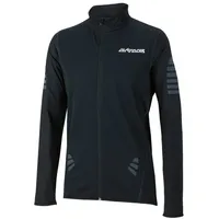 Airtracks Herren Winter Fahrradtrikot Langarm Pro Thermo Funktions Radtrikot Windstopper Warm Fleece -schwarz-blau - XXXL - 3XL