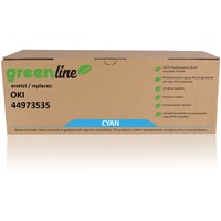 TonerPartner greenline ersetzt OKI 44973535 Tonerkartusche, cyan