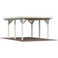 Palmako Karl Einzel-Carport 360 x 512 cm transparent tauchgrundiert