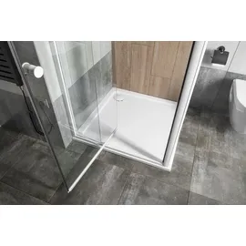 Aqualine Amico Dusch-Drehtür 104 x 185 cm Klarglas