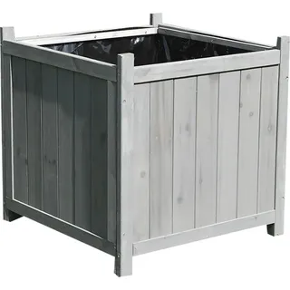 MuCoLa Blumenkübel 50 x 50 x 50 cm grau