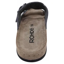 ROHDE Damen Pantolette Schnalle Rodigo-D 5872, Größe:41 EU, Farbe:Grau - Grau - 41