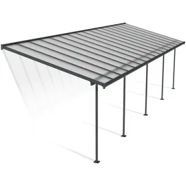 CANOPIA Terrassenüberdachung Sierra 971 x 295 cm grau