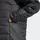 adidas Damen, Jacke Essentials CLIMAWARM 3-Streifen Light Daunenparka mit Kapuze, Größe S, schwarz, BLACK