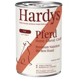 Hardys Nassfutter Hund Pur Adult Pferd 6x400 g