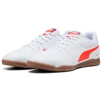 Puma Truco Iii Hallenfußballschuhe - White / Glowing Red