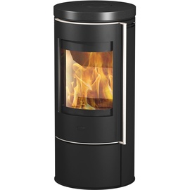 Fireplace Rondale Stahl schwarz/Keramik schwarz
