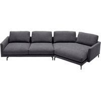 hülsta sofa Wohnlandschaft hs.414 grau|schwarz