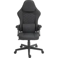 Deltaco DC130 Gamingstuhl Soft Mesh, schwarz, Gaming Stuhl, Schwarz